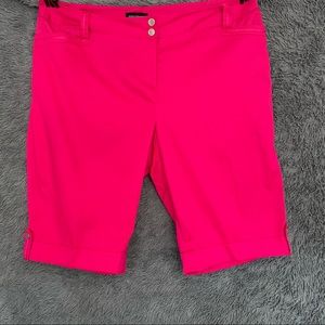 Ashley Stewart-NWT Hot Pink Capris Sz 20W
